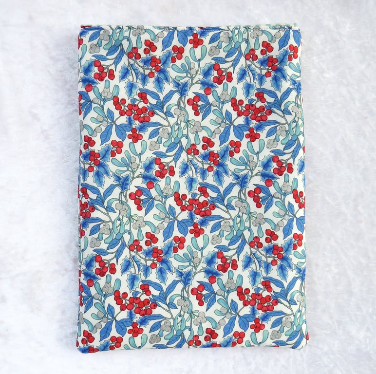 Liberty print Book sleeve: size medium, paperback cover