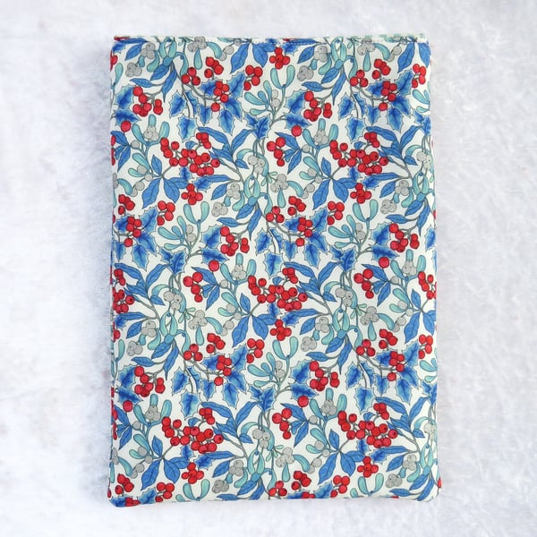 Liberty print Book sleeve: size medium, paperback cover
