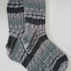 Hand knitted socks, LARGE, size 9-11