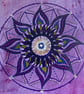 Mandala Violet Flame Print A4