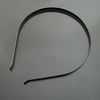 5mm wide black steel Hair band