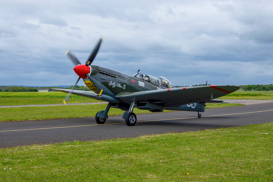Spitfire on the apron print