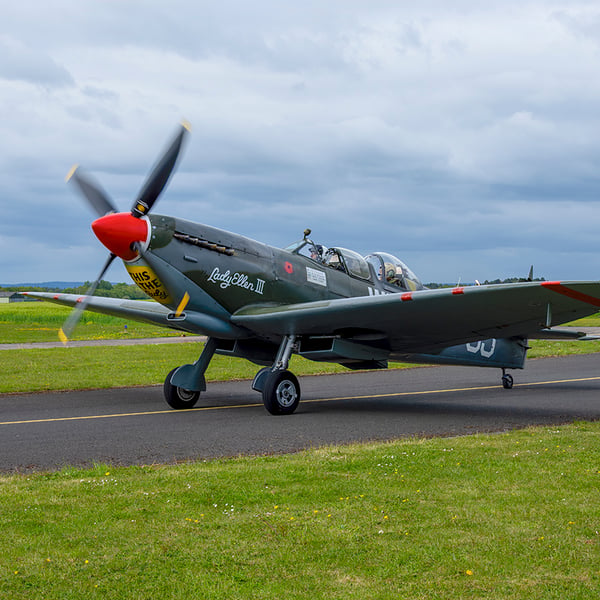Spitfire on the apron print