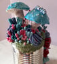 POLYMER CLAY FUNGI SCULPTURE - MUSHROOM SCULPTURE - POLYMER CLAY MUSHROOMS - Image 6