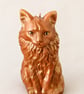 Handmade Cooper Cat Candle  - Image 1