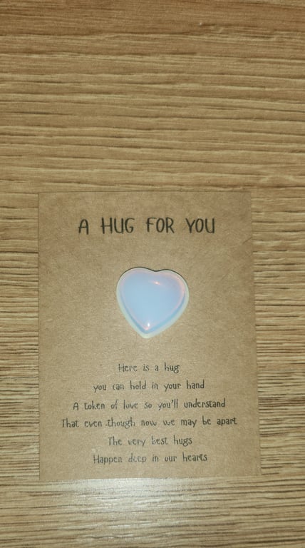 Pocket heart hugs - Opalite 