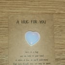 Pocket heart hugs - Opalite 