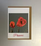 Poppy A5 Greeting Card - Image 1