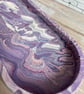 Purple Marble effect Trinket Tray - Image 2
