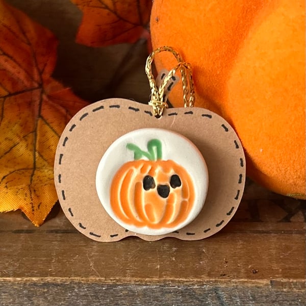 Tiny Pumpkin Halloween magnet