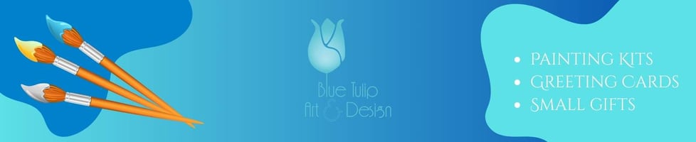 Blue Tulip Art