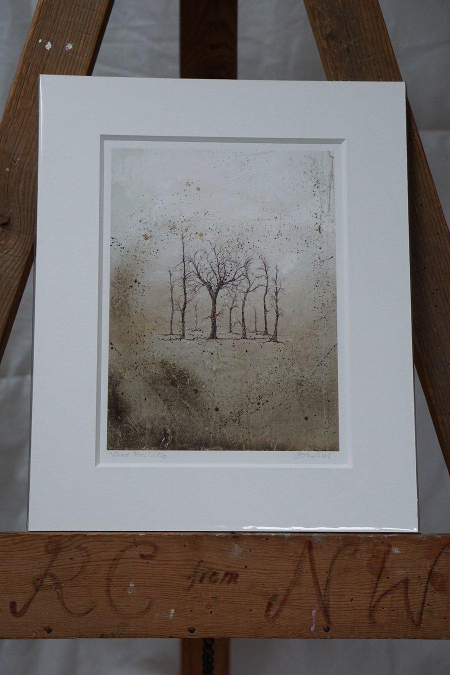 Ghost Trees Giclee Print A5, 6 of 50