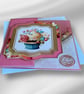 Handmade Birthday Card, Floral Cupcake Card, Luxury Greeting Card, - Image 5