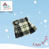 Little Hugs’ Black and White Tartan Kilt