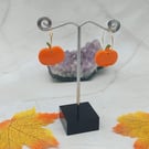 Pumpkin Earrings, Autumnal Earrings, Autumnal Accessories, Perfect for Autumn
