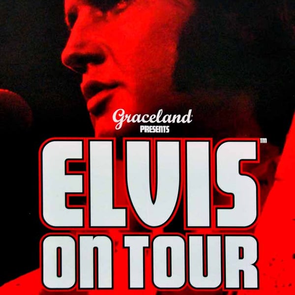 Elvis Presley On Tour Exhibition London Photograph Print