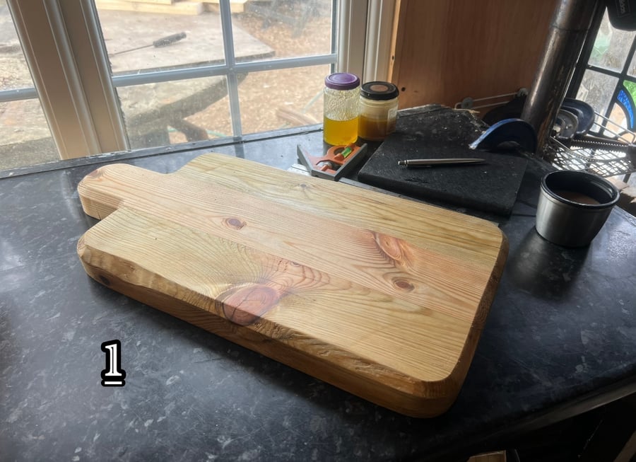 Handmade chunky chopping board