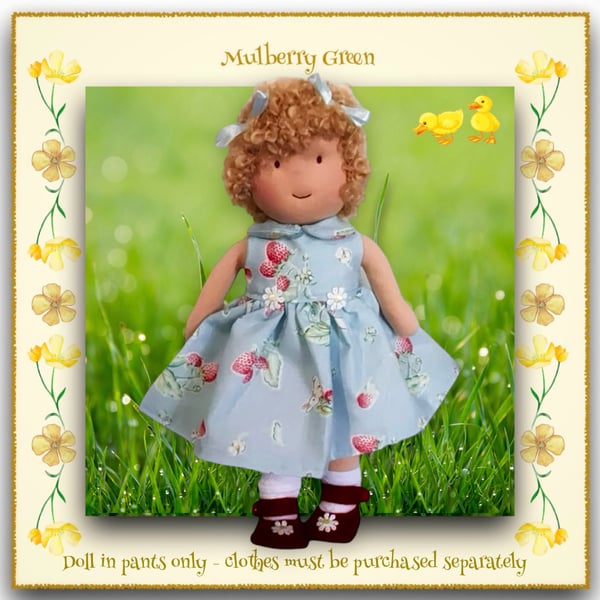 Tilly Tucker- a handcrafted Mulberry Green doll