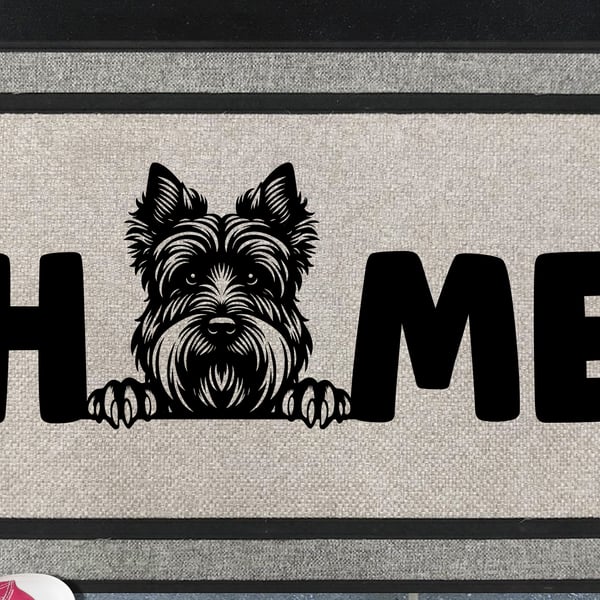 Scottish Terrier Home Door Mat No.2 - All Weather Doormat - 45x70cm 