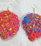 Pink Boho Dangle Earrings - Image 3