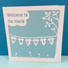 Personalised New Baby Boy Card