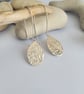 Pebble Drop Earrings, Recycled Sterling Silver Threader Earrings - Image 6