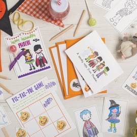 Bumper Personalised Halloween Activity Bundle