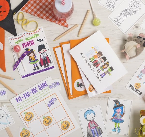 Bumper Personalised Halloween Activity Bundle