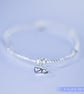 Sterling SIlver Multi Heart charm bracelet romantic love gift - Image 5