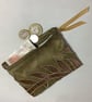 Purse, zipped for coins and notes