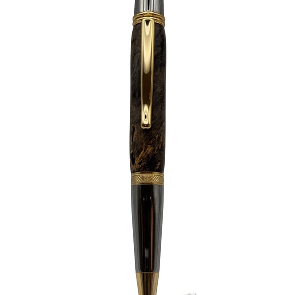 Stalwart Ballpoint Pen - Buckeye Burl