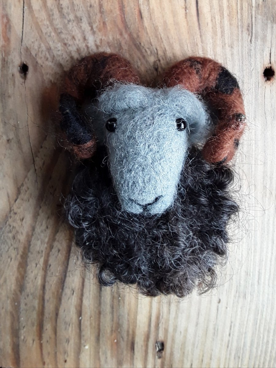 Sheep Brooch 