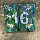Mosaic house number 