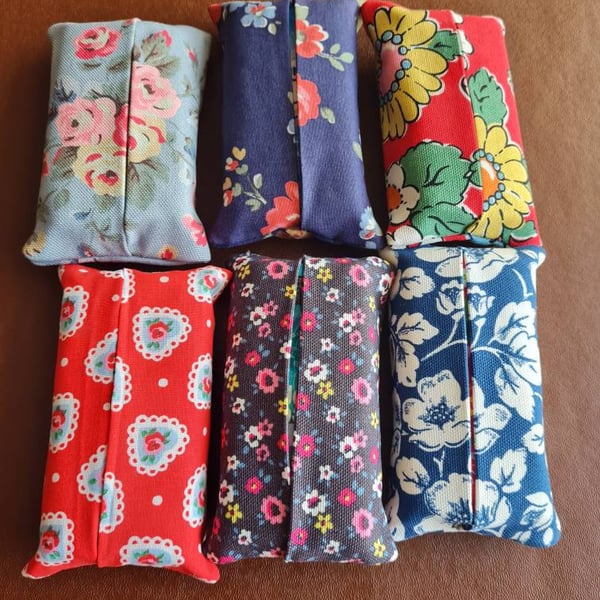 Cath Kidston Fabric pocket tissue holders plus other fabrics