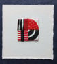 No 5 Miniature Textile Art Quilt - Image 1