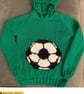 Knitting pattern for boys and girls Football Hoodie, 2-12 years - Image 4