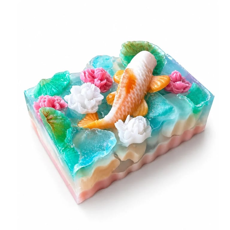 Hanami Koi Sculptural Artisan Handmade Soap