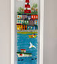 Vibrant coastal art in fused glass