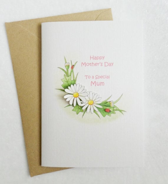 Mother's Day Daisy Card - Mum