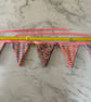 Handmade Liberty Fabrics Bunting – 'Fairground' Nursery Garland (3.5m, 25 Flags) - Image 6