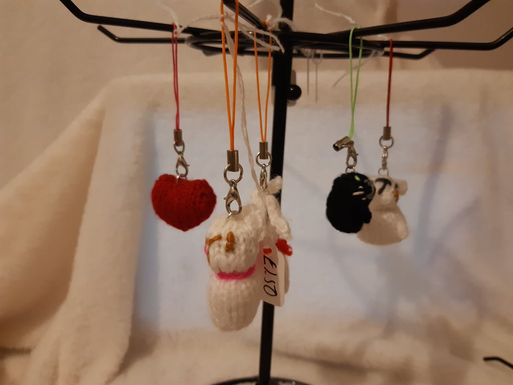 Animal Charms (Dog, Cat & Bunny)