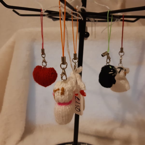 Animal Charms (Dog, Cat & Bunny)