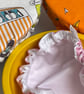 Reusable bowl covers - set of three. Camper vans, and checks - Image 5