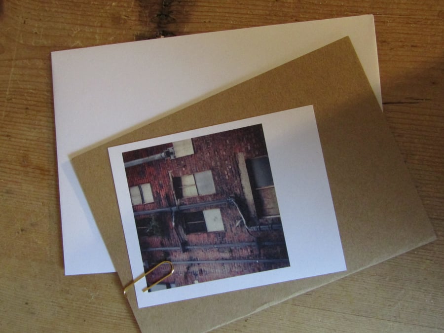 “Polaroid” style photo card: Manchester