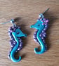 Seahorse Stud and  Dangle Earrings - Image 4