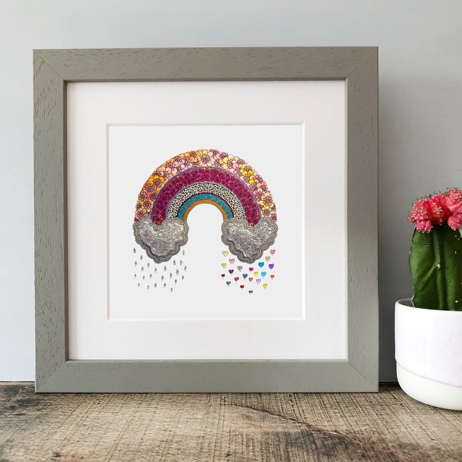 -NEW- 'Search For Rainbows' Framed Print