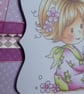 First Birthday Card - Little Girl With Cake - Image 8