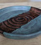 Spoon rest (stone blue & copper) - Image 2