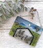 Handmade Fused Glass Nativity Scene Picture or Free Standing Wooden Frame - Image 9