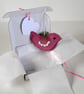 'A little bird told me' wool felt and crochet bird letterbox gift. - Image 6